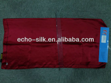 long satin plain scarf