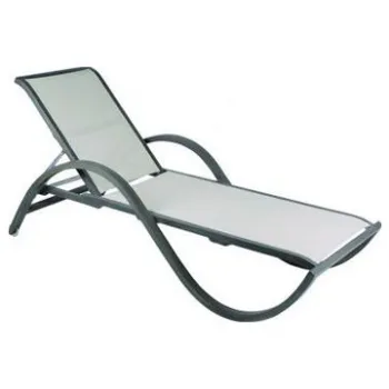 Lounge Chair with Aluminum Frame, for Hotels, Restaurants