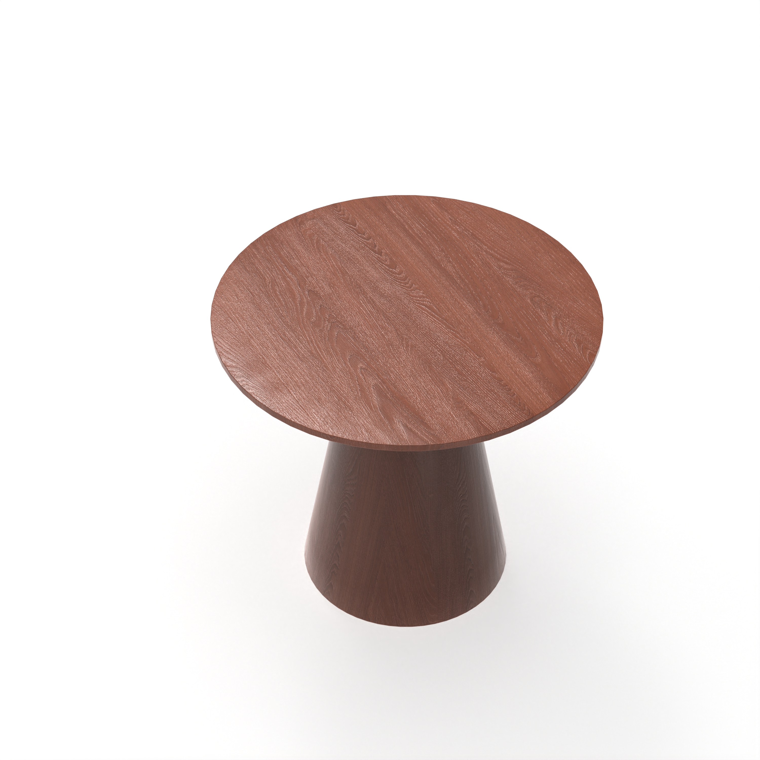 round wooden end table