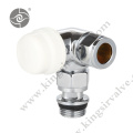 Chrome plated angle valve