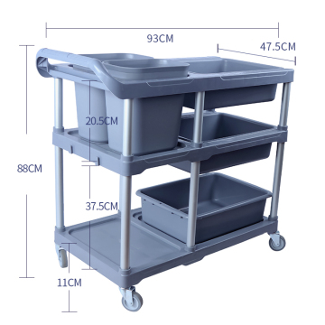 RUITAI Factory Original Hotel Room Service Kitchen Food Serving Cart