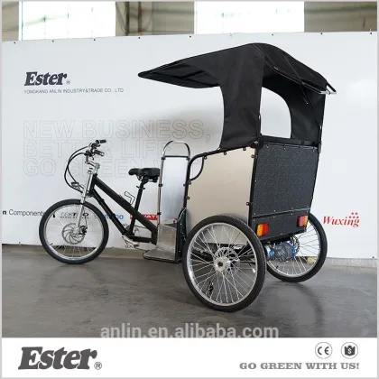 2016 environtmental tourism ESTER electric pedicab with Tektro brake