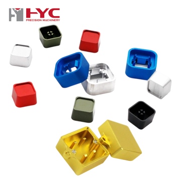 Pieza de teclas de teclado electrónico de aluminio con fresado CNC personalizado