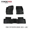 3D TPV car floor mats for Proton X70