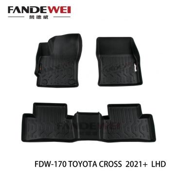 3D TPV car floor mats for Proton X70