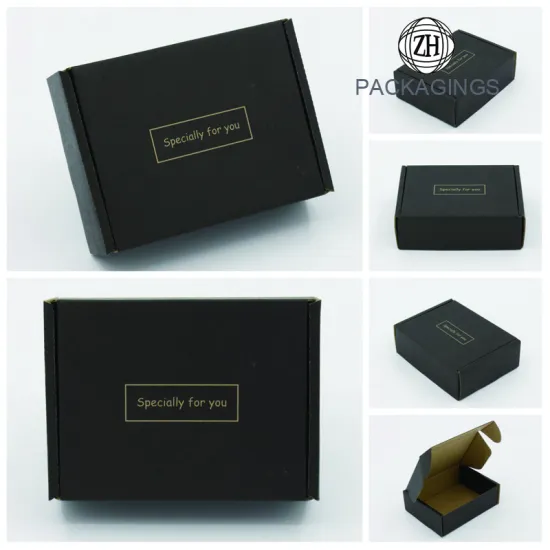 Colored 3-ply corrugated paper box