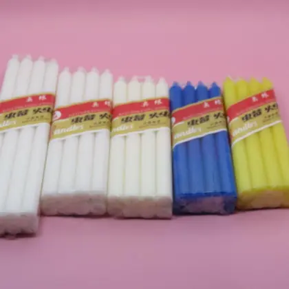 shijiazhuang packaging taobao shopping white candle