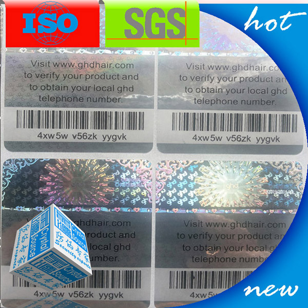 QR Code Tamper Proof Hologram Label