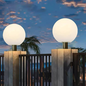 IP65 Waterproof Solar LED Ball Light for Outdoor Garden and Pathway Illumination