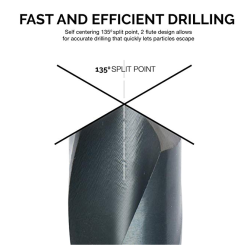 Hss Fully Ground Reduced Shank Drill Bits