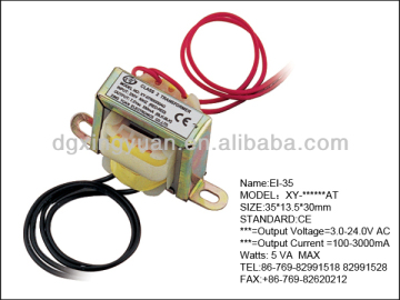 Transformer EI 5W/12W/24W/72W/150W and more