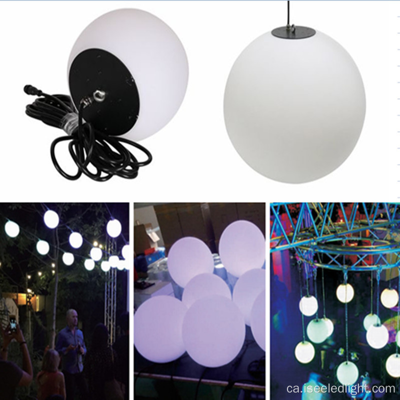 Adreça manual de 30cm LED RGB Ball Sphere Lighting