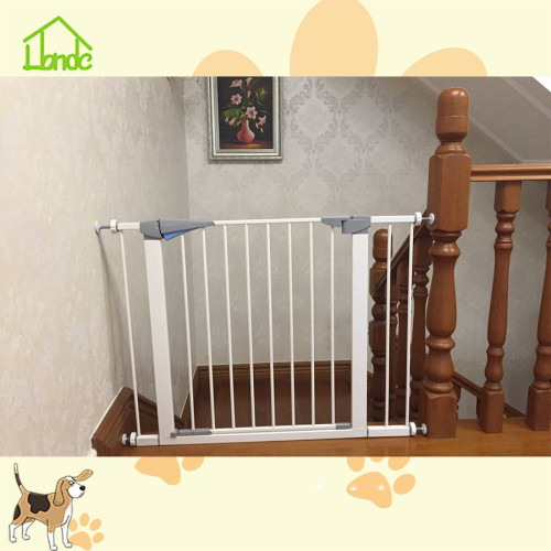 pressure mounted baby gate with door