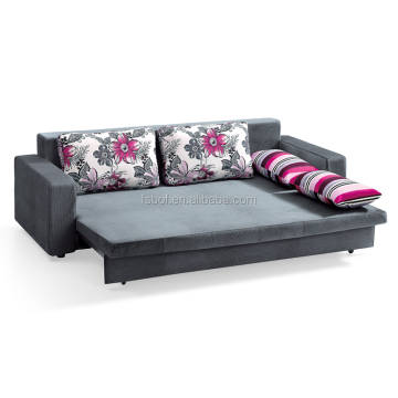 Used Cheap Fabric Futon Sofa Bed - Floral Home Furniture LS869