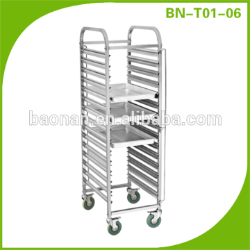 Restaurant Stainless Steel Tray Trolley Cart