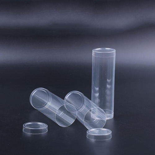 Niestandardowy przezroczysty prezent plastikowy cylinder PVC