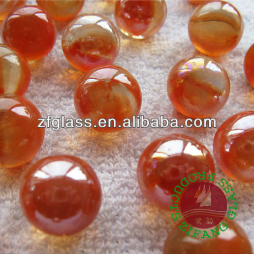 decoration glass marble 16mm red