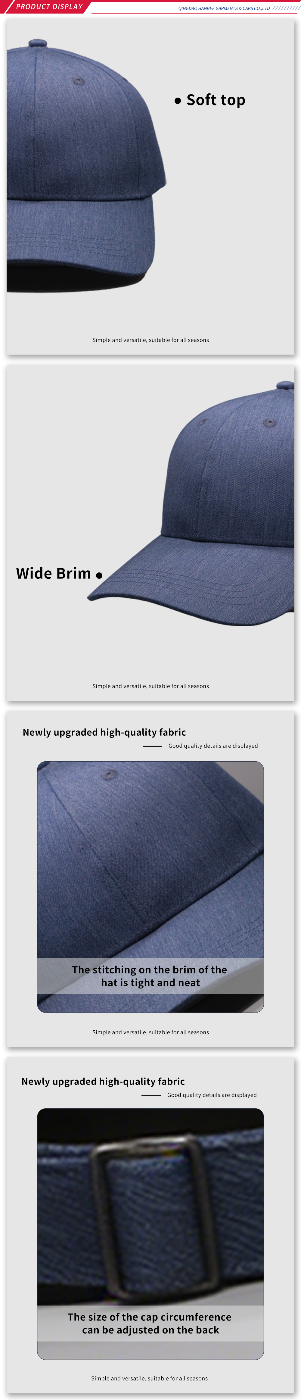 Premium Quality Baseball Cap for All Seasons