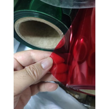 red pvc film roll plastic pdoducts