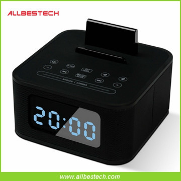 FM Radio Alarm Clock Bluetooth Speakers For Sale