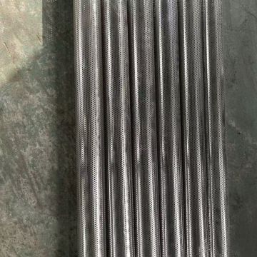 Stainless Steel Seamless Steel Pipe Lubang Lingkaran Punched