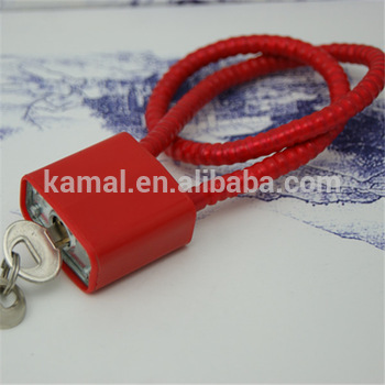 Red cable lock