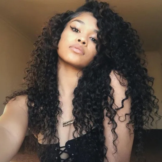 Malaysian and Brazilian Deep Wave Curly Virgin Human Hair Bundles Marley Raw Peruvian Short Hair Cuticle Aligned Weaves