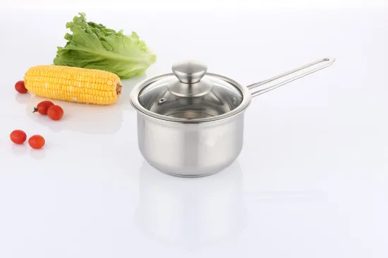 Stainless Steel Milk Boiling Pot with Lid