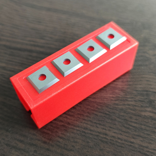 Woodworking tungsten carbide reversible knife custom cemented carbide reversible insert blade for portable planer