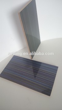 New color High gloss uv coated PVC Panel for kitchen cabinet /cupboard