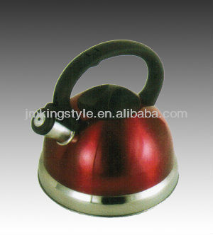KS-1009 2.0L Red stainless steel whistle kettle