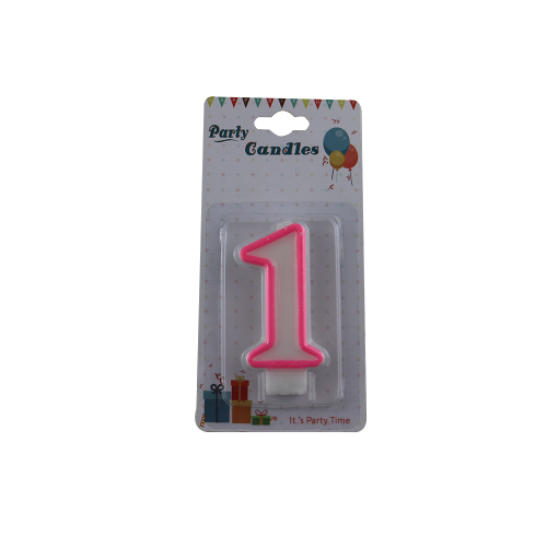 Paraffin Wax Birthday Number Candles