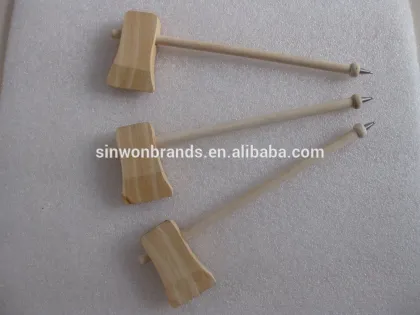 ax shap wood pen ax shape pen