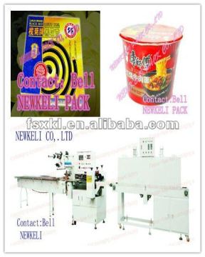 Automatic Packing Machinery For Bowl Instant Noodles And Plastic Bottle
