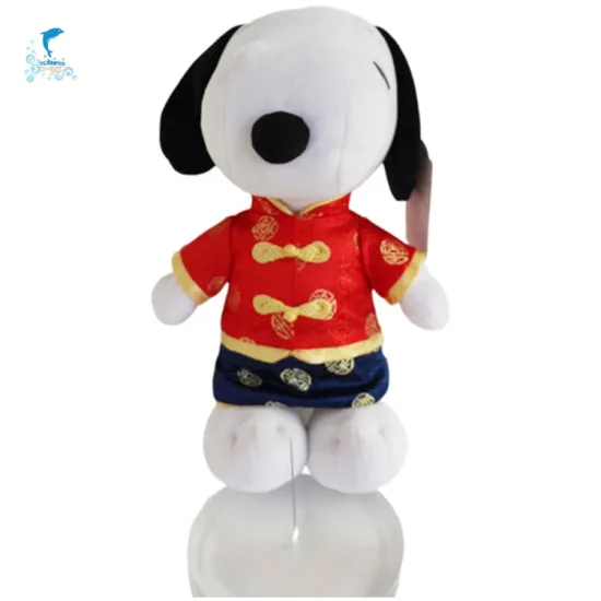 Factory Custom Design Educational Red Plush Dog Toy With English Study Multifunction Customization