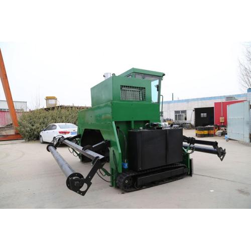 Manure And Crops Residue Shredding Compost Mixer Machine