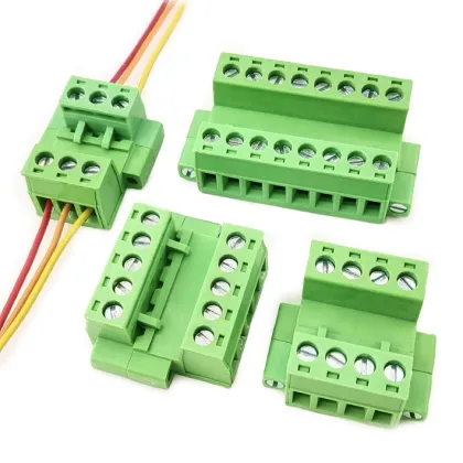 Equipped with fixed screws, solderless docking and pluggable wiring terminals