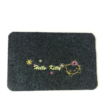 Embroidered anti slip mat for Kitchen