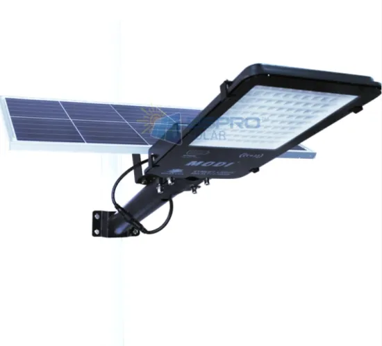 Split solar street lights for squares