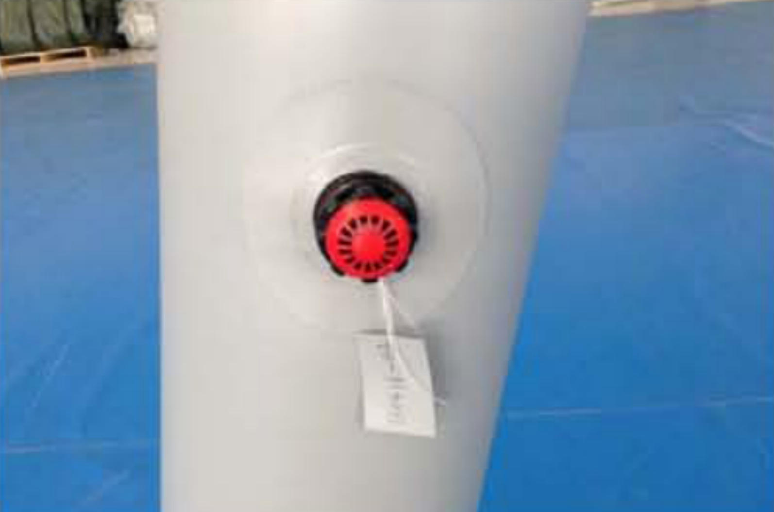 Safety valve on the air column