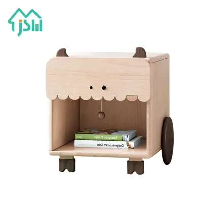 Cartoon Design Cute Wooden Furniture Storage Cabinets for Kids Bedrooms