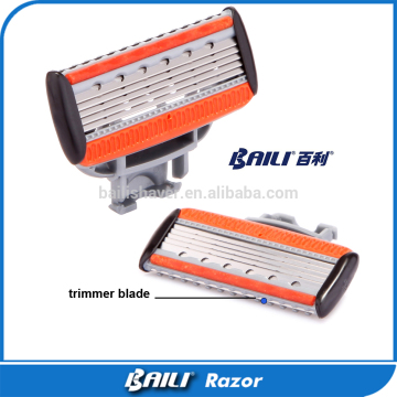 5 Blade Safety System Sharpener Shaver Shaving Razor Blades For Men Portable New