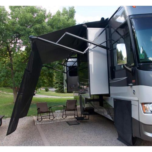 Black 19' x 9' Drop RV EZ ZipBlocker