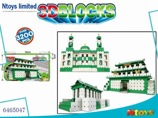 6465047 3D PUZZLE TEMPLE 3200PCS