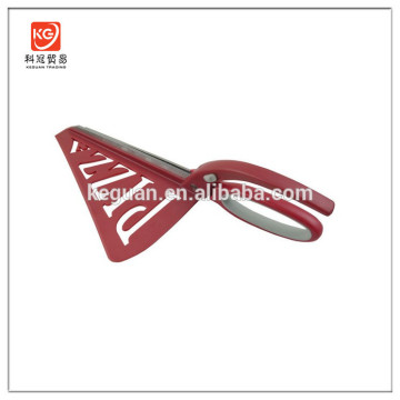 HJ-144 stainless pizza scissors with pizza decoration