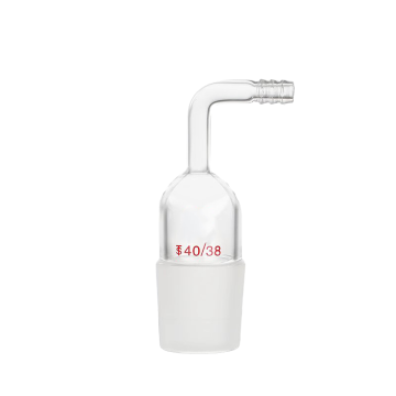 Glass Bend Inlet Distillation Adapter for Laboratory Glassware