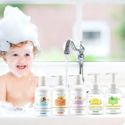 Cruelty-Free Sensitive Skin Baby Shampoo and Hair & Skin Care Set with Low MOQ