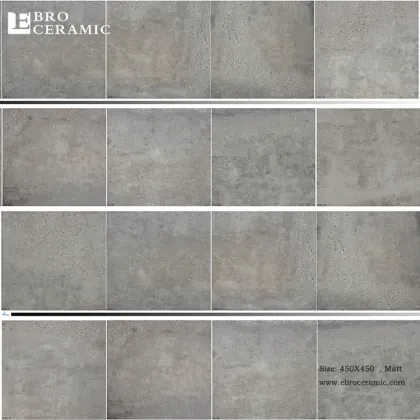 Ebro Ceramic 450x450mm Cement Look Floor Tiles
