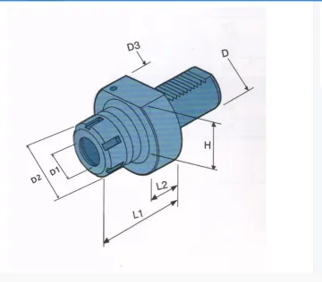 NC Tool Holder VDI DIN69880 E1 - Turning Tool Holders