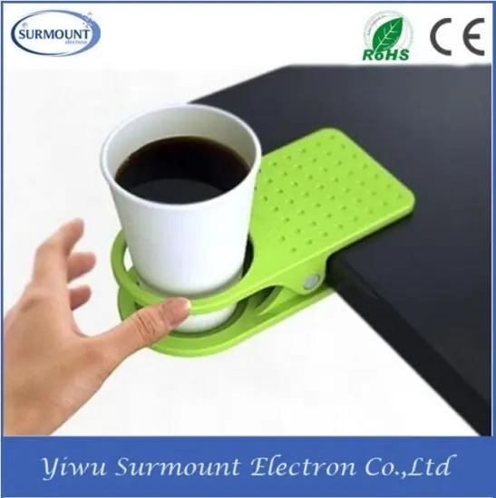 Plastic Table Cup Holders Table Coffee Cup Holder Clip Cup Holder